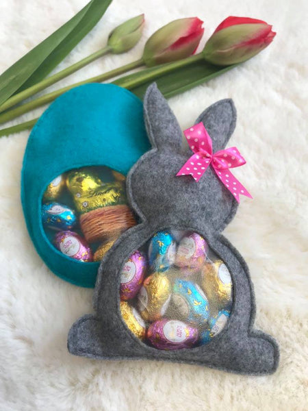 Nähen mit Filz "Set Osterhase/Ei" (zum Ausdrucken)