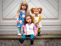 Kleidung für die Puppe: Püppis Shirt Stehpuppen Größe 36-50 (Schnittmuster)