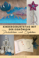 Kindergeburtstag Eiskönigin - Vorlagen (zum Ausdrucken und Plotten)