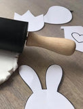 Frühlings Rockers - Vorlage Frühlingsmotive für Fimo/Salzteig/Filz (zum Ausdrucken)