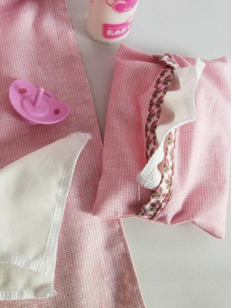 Puppenschnittmuster - Feuchttücher mit Tasche (Schnittmuster/Freebook)