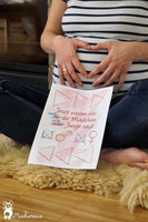 Meileinsteinkarten Zwillinge Schwangerschaft (zum Ausdrucken)